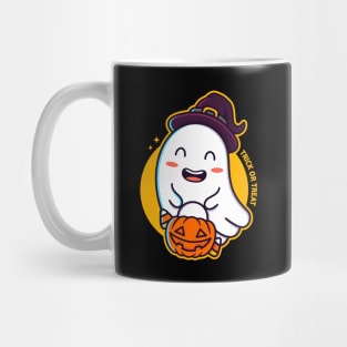 Happy Ghost Kawaii Design Mug